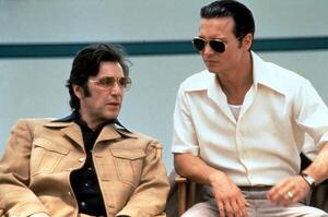 Fotográfia Al Pacino And Johnny Depp, Donnie Brasco 1997 Directed By Mike Newell, (40 x 26.7 cm)