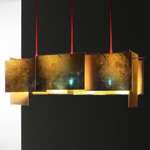 Függőlámpa Ingo Maurer, 24 Karat Blau M, dimmable, Arany / Sárgaréz, Nappali, Műanyag, Dizájn