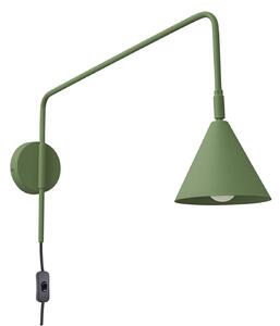 Fali Lámpa SOLLUX LIGHTING, LYS, Zöld, Nappali, Fém, Skandináv