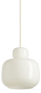 Függőlámpa Woud, Stone, dimmable, Fehér, Konyha, Üveg, Dizájn