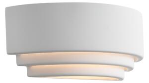 Fali Lámpa Nordlux, Lancio Oblong, dimmable, Fehér, Folyosó, Gipsz / Agyag