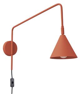 Fali Lámpa SOLLUX LIGHTING, LYS, Barna / Rozsdabarna, Nappali, Fém, Skandináv
