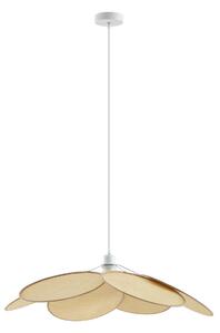 Függőlámpa Lindby, Astraia, dimmable, Bézs, Nappali, Szövet / Textília