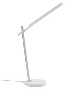 Asztali lámpa Lindby, Valtorin, dimmable, Fehér, Dolgozószoba / iroda, Műanyag, Modern