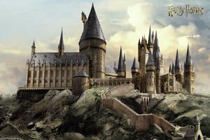 Művészi plakát Harry Potter - Hogwarts, (40 x 26.7 cm)