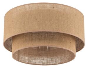 Mennyezeti Lámpa Euluna, Boho jute, dimmable, Barna / Rozsdabarna, Nappali, Szövet / Textília, Boho