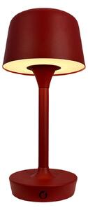 Asztali lámpa Dyberg Larsen, Flow, dimmable, Piros, Nappali, Fém, Skandináv