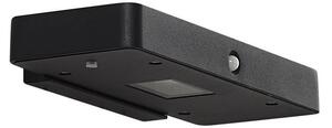Kültéri Lámpa Lucande, Tavon, dimmable, Fekete, Erkély, Alumínium, Modern