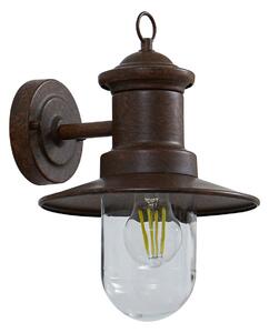 Kültéri Lámpa Lindby, Eloretta, dimmable, Barna / Rozsdabarna, Terasz, Fém, Vidéki otthon / Rusztikus