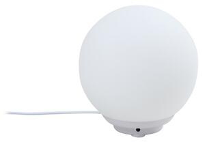 Asztali lámpa Lindby, Cosmia, dimmable, Fehér, Nappali, Üveg, Modern