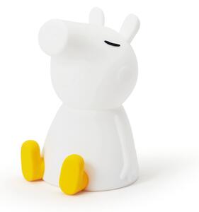 Asztali lámpa Mr Maria, Peppa Pig First Light, dimmable, Fehér, Gyermekszoba, Műanyag, Fiatalos életstílus