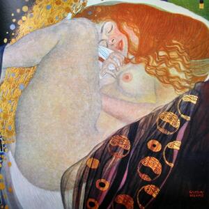 Reprodukciós kép 45x45 cm Danae, Gustav Klimt – Fedkolor
