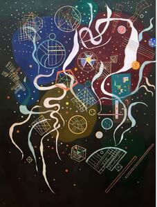 Reprodukciós kép 30x40 cm Mouvement I, Wassily Kandinsky – Fedkolor