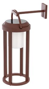 Kültéri Lámpa Lucande, Tilena, dimmable, Barna / Rozsdabarna, Erkély, Alumínium, Modern