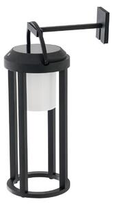 Kültéri Lámpa Lucande, Tilena, dimmable, Fekete, Erkély, Alumínium, Modern