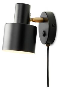 Fali Lámpa Halo Design, Fekete, Nappali, Fém