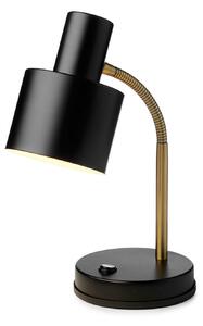 Asztali lámpa Halo Design, Fekete, Nappali, Fém