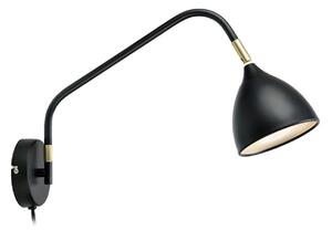 Fali Lámpa Markslöjd, Fekete, Nappali, Fém
