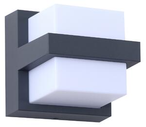 Kültéri Lámpa Lindby, Fyra, dimmable, Szürke, Erkély, Alumínium, Modern