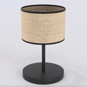 Emibig modern asztali lámpa eco barna fekete emi1654/ln1