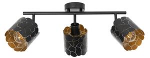 Mennyezeti Lámpa Lindby, Aralena, dimmable, Fekete, Nappali, Fém, Modern