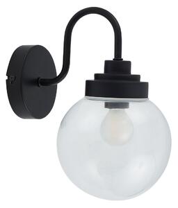 Fali Lámpa Lucande, Badolo, dimmable, Fekete, Fürdőszoba
