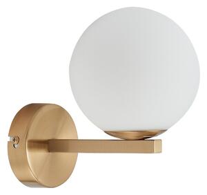 Fali Lámpa Lucande, Bidolo, dimmable, Arany / Sárgaréz, Fürdőszoba, Üveg