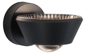 Fali Lámpa Paulmann, Sabik, dimmable, Fekete, Fürdőszoba, Műanyag, Modern