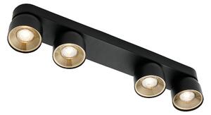 Mennyezeti Lámpa Nordlux, Pitcher, dimmable, Fekete, Folyosó, Fém, Modern
