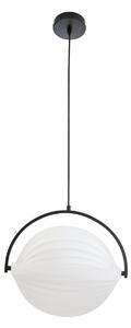 Függőlámpa Lucande, Helva, dimmable, Fehér, Nappali, Műanyag, Skandináv