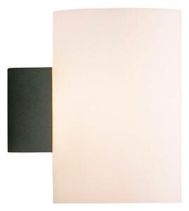 Evoke Fali Lámpa IP44 Large Anthracite/Opál