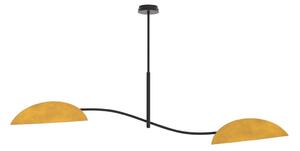 Emibig modern mennyezeti lámpa lotus fekete narancs emi1460/2