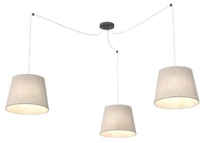 Emibig modern függeszték ascot bézs fekete emi1423/3