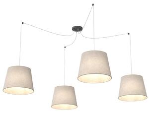 Emibig modern függeszték ascot bézs fekete emi1423/4