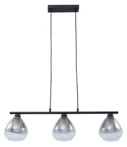 Függőlámpa Lindby, Pendura, dimmable, Szürke, Étkező, Üveg, Modern
