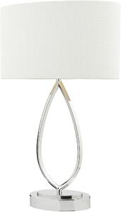 Dar Lighting modern asztali lámpa wyatt csiszolt króm darwya4250