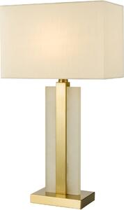 Dar Lighting glamour modern asztali lámpa tokori alabástrom csiszolt arany dartok4234