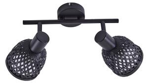Mennyezeti Lámpa Lindby, Eskil, dimmable, Fekete, Étkező, Bambusz, Modern