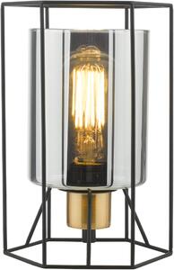 Dar Lighting vintage asztali lámpa tatum matt fekete dartat4222