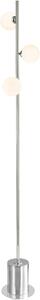 Dar Lighting modern állólámpa spiral opál csiszolt króm darspi5550-02