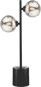 Dar Lighting modern asztali lámpa spiral matt fekete darspi4222-01