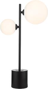 Dar Lighting modern asztali lámpa spiral fehér matt fekete darspi4222-02-23