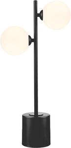 Dar Lighting modern asztali lámpa spiral fehér matt fekete darspi4222-02