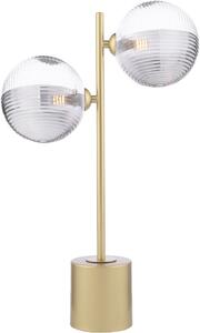 Dar Lighting modern asztali lámpa spiral füstös arany darspi4235-19