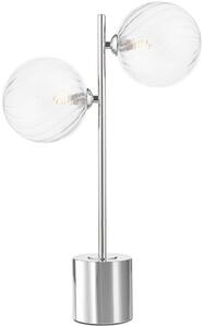 Dar Lighting modern asztali lámpa spiral csiszolt króm darspi4250-22
