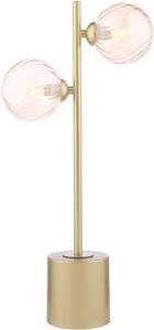 Dar Lighting modern asztali lámpa spiral borostyán arany darspi4235-25