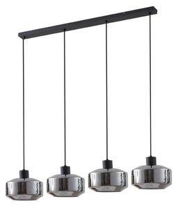 Függőlámpa Lindby, Hildur, dimmable, Szürke, Konyha, Üveg
