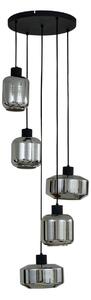 Függőlámpa Lindby, Hildur, dimmable, Szürke, Nappali, Üveg