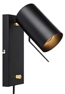Fali Lámpa Markslöjd, Carrie, dimmable, Fekete, Nappali, Fém, Modern