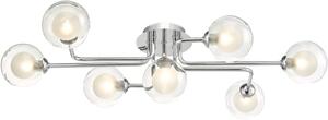Dar Lighting modern mennyezeti lámpa reyna csiszolt króm darrey3450-04